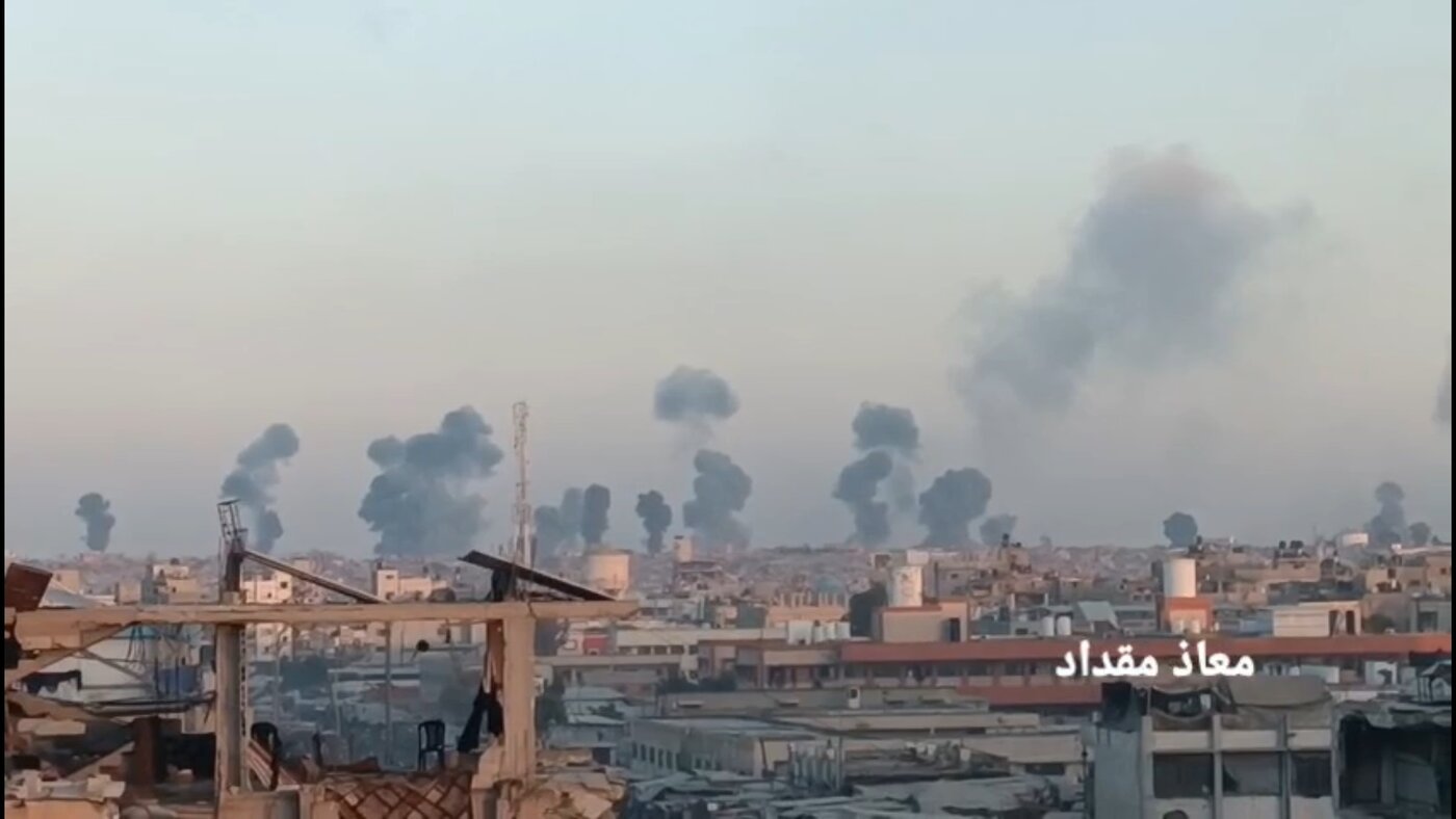 آغاز بمباران شدید غزه؛ اسرائیل به آتش‌بس پایبند نیست +ویدیو