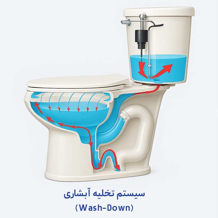 سیستم تخلیه آبشاری