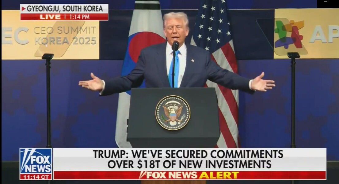 ترامپ: بدون آمریکا سیاره زمین از حرکت می‌ایستد! +ویدیو