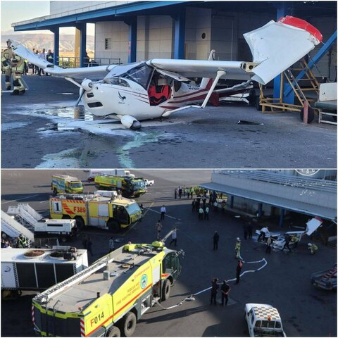 خطر از بیخ گوش فرودگاه تبریز گذشت