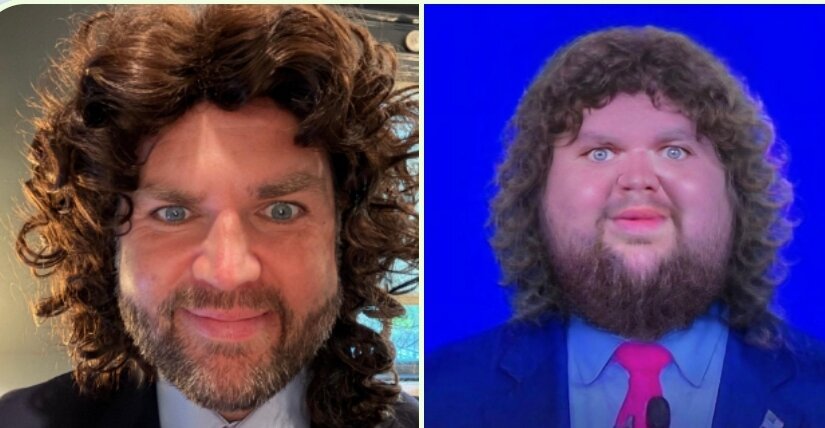 کلاه‌گیس هالووینی معاون ترامپ سوژه شد +ویدیو