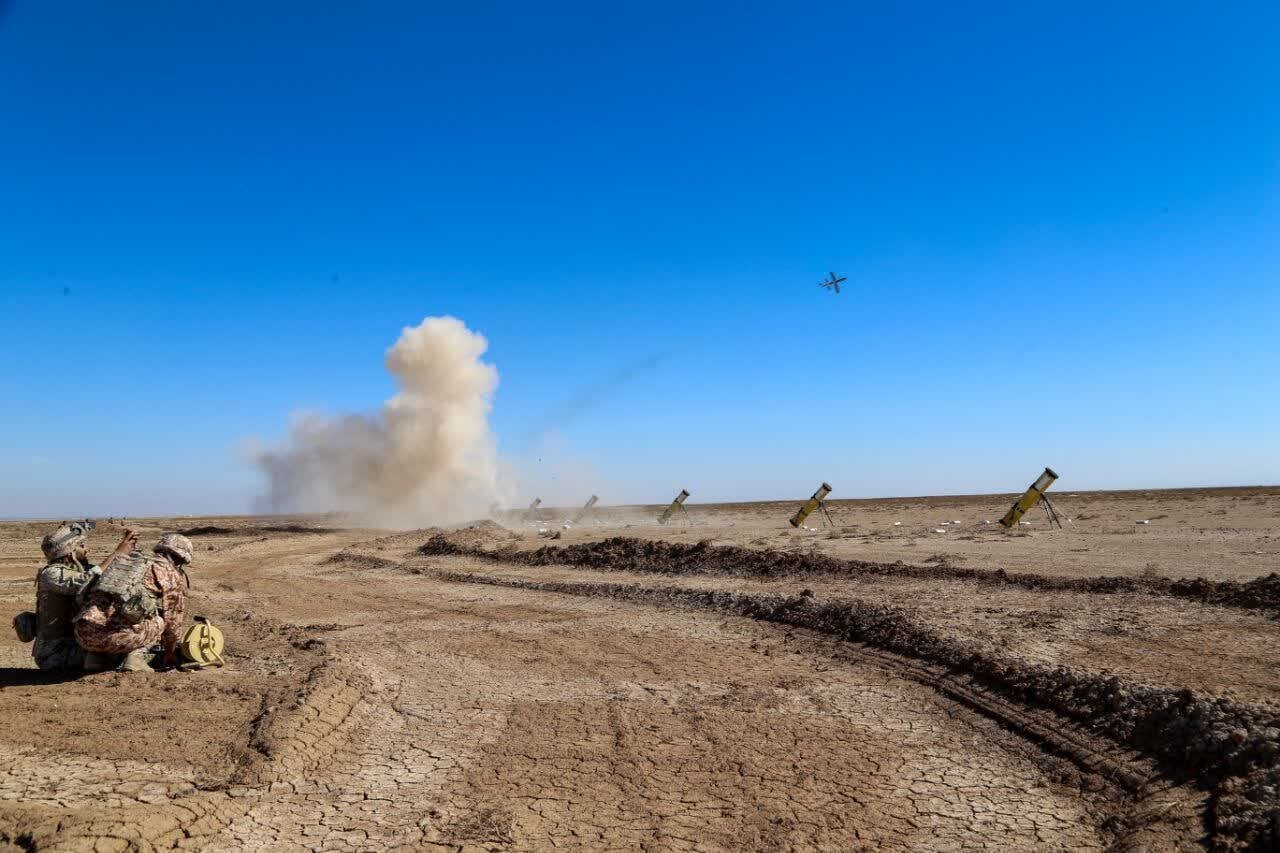 مانور پهپادی یگان‌های سجیل