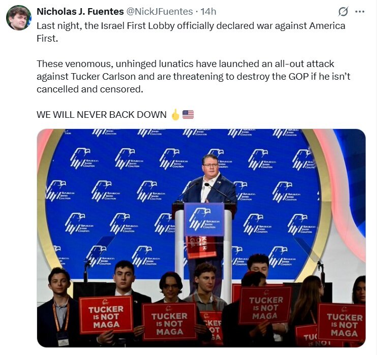 دعوای توئیتری دو سیاستمدار امریکایی بر سر اسرائیل!