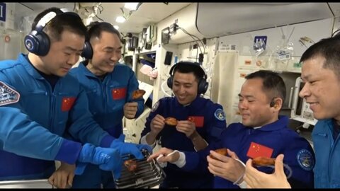 چینی‌ها با این ویدیو فضانوردان روس و امریکا را تحقیر کردند!