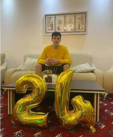 تصویری تلخ از جشن تولد صابر کاظمی