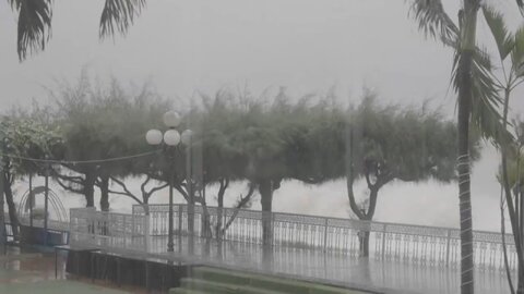 ابرطوفان مرگبار کالمگی کشور به کشور قربانی می‌گیرد +ویدیو