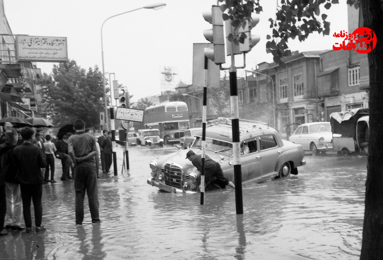 نصف تهران را سیل برد! +عکس