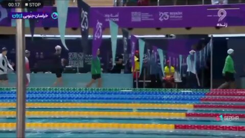 تلویزیون رژه زنان شناگر در عربستان را پخش کرد +ویدیو