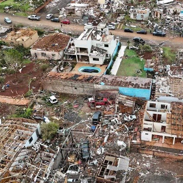 ۶ کشته در گردباد جنوب برزیل +ویدیو