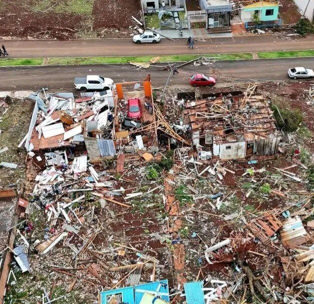 ۶ کشته در گردباد جنوب برزیل +ویدیو