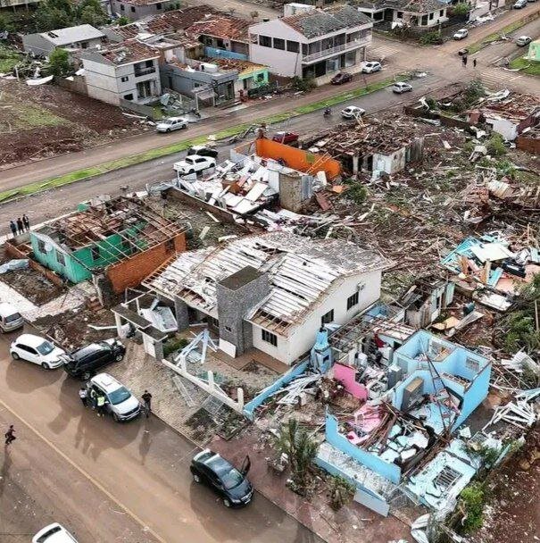 ۶ کشته در گردباد جنوب برزیل +ویدیو