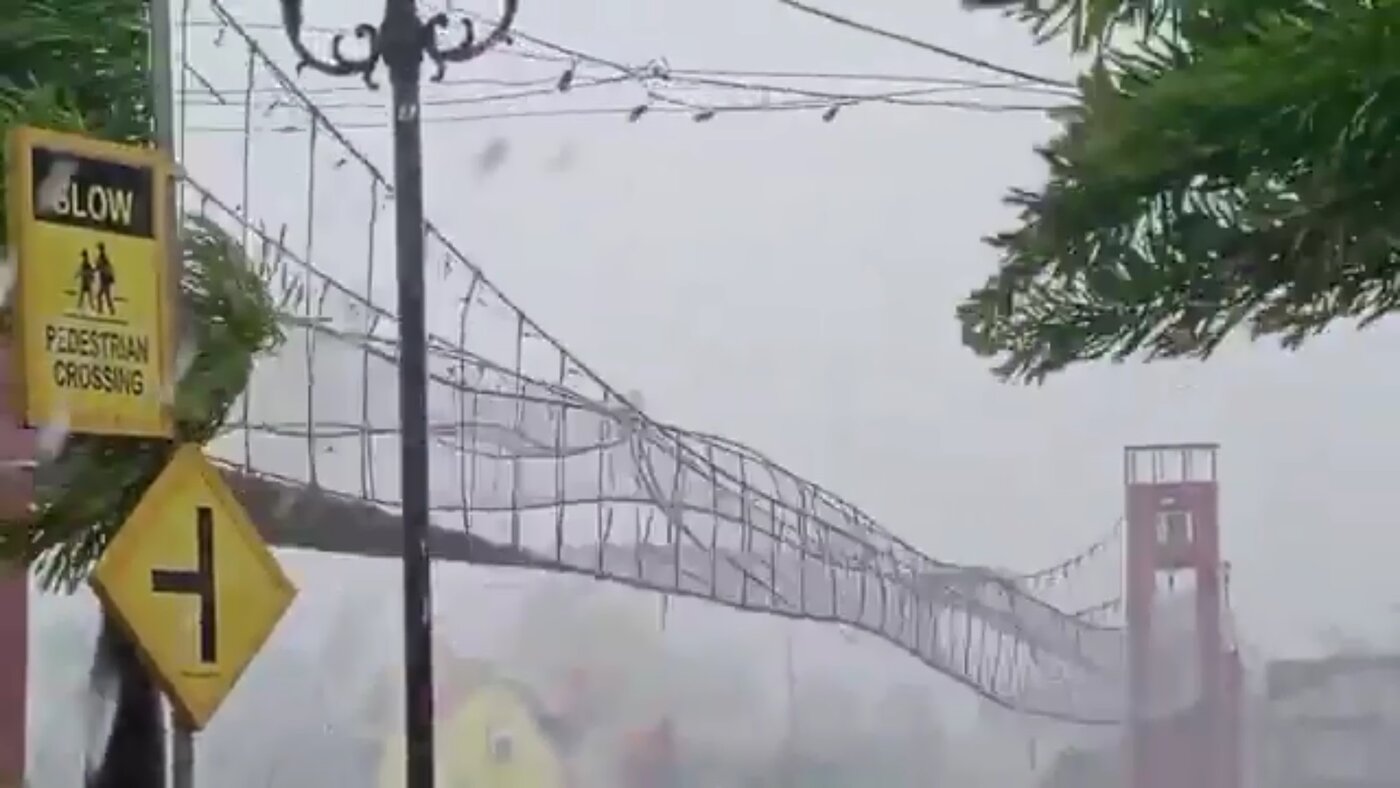 تصاویر آخرالزمانی از طوفان قدرتمند فیلیپین منتشر شد