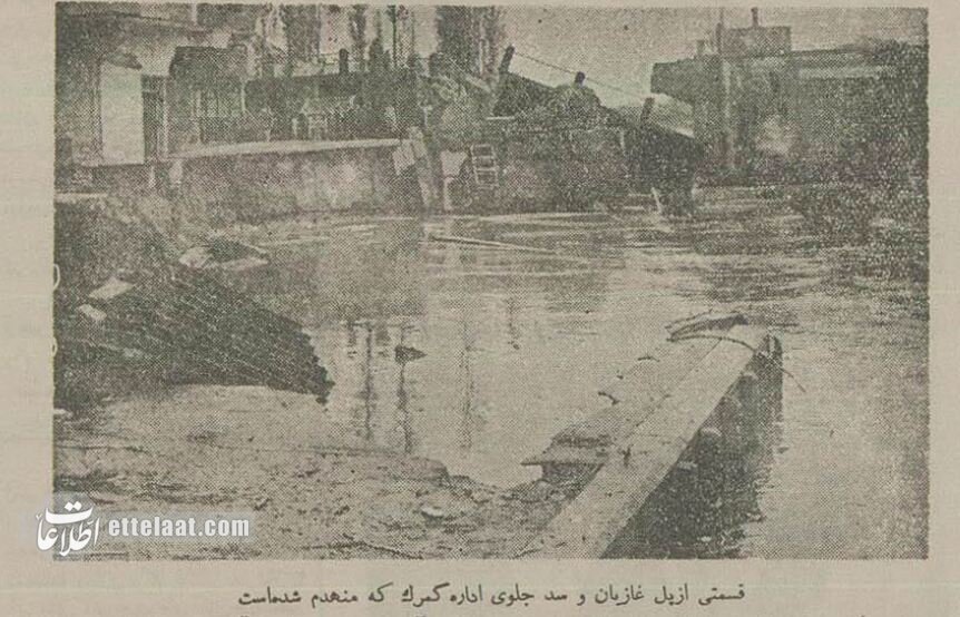 بحران در گیلان: پل غازیان فروریخت! +عکس و جزئیات