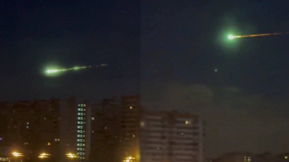 روس‌ها شهاب‌سنگ سبز را رونمایی می‌کنند +ویدیو