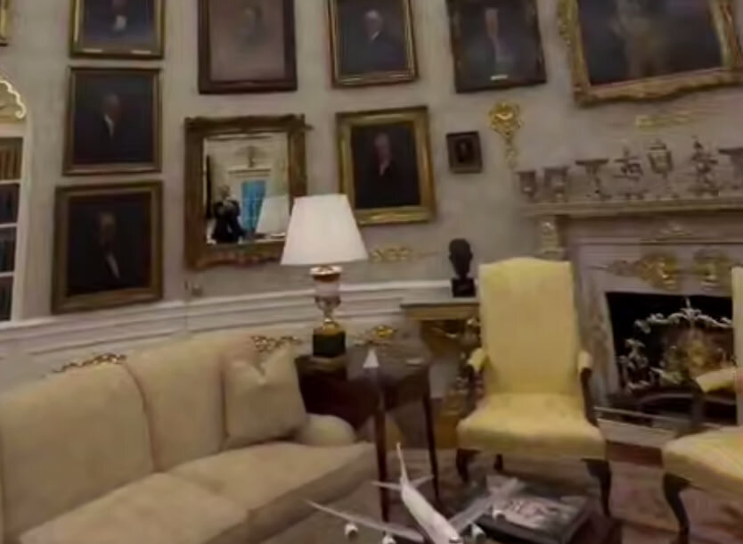 دفتر بیضی شکل ریاست جمهوری آمریکا تغییر چهره داد +ویدیو