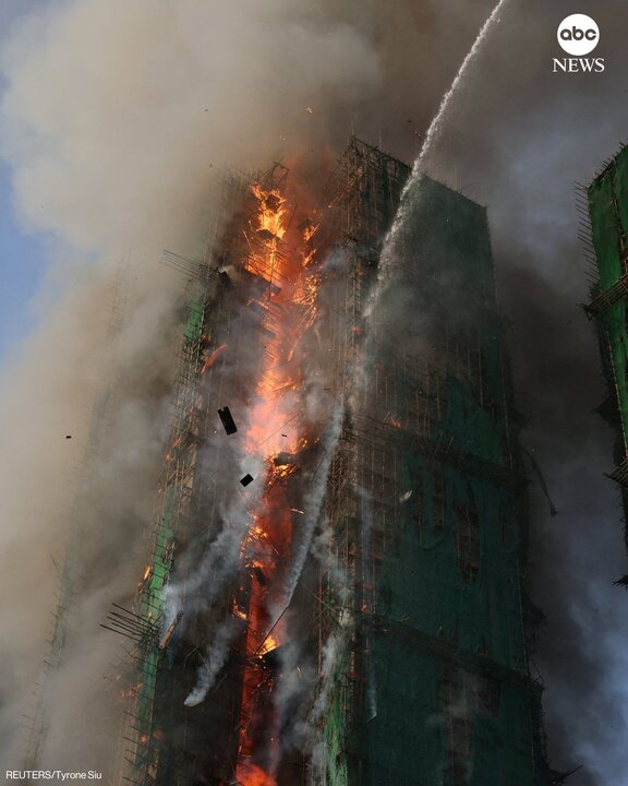 آتش سوزی هنگ کنگ