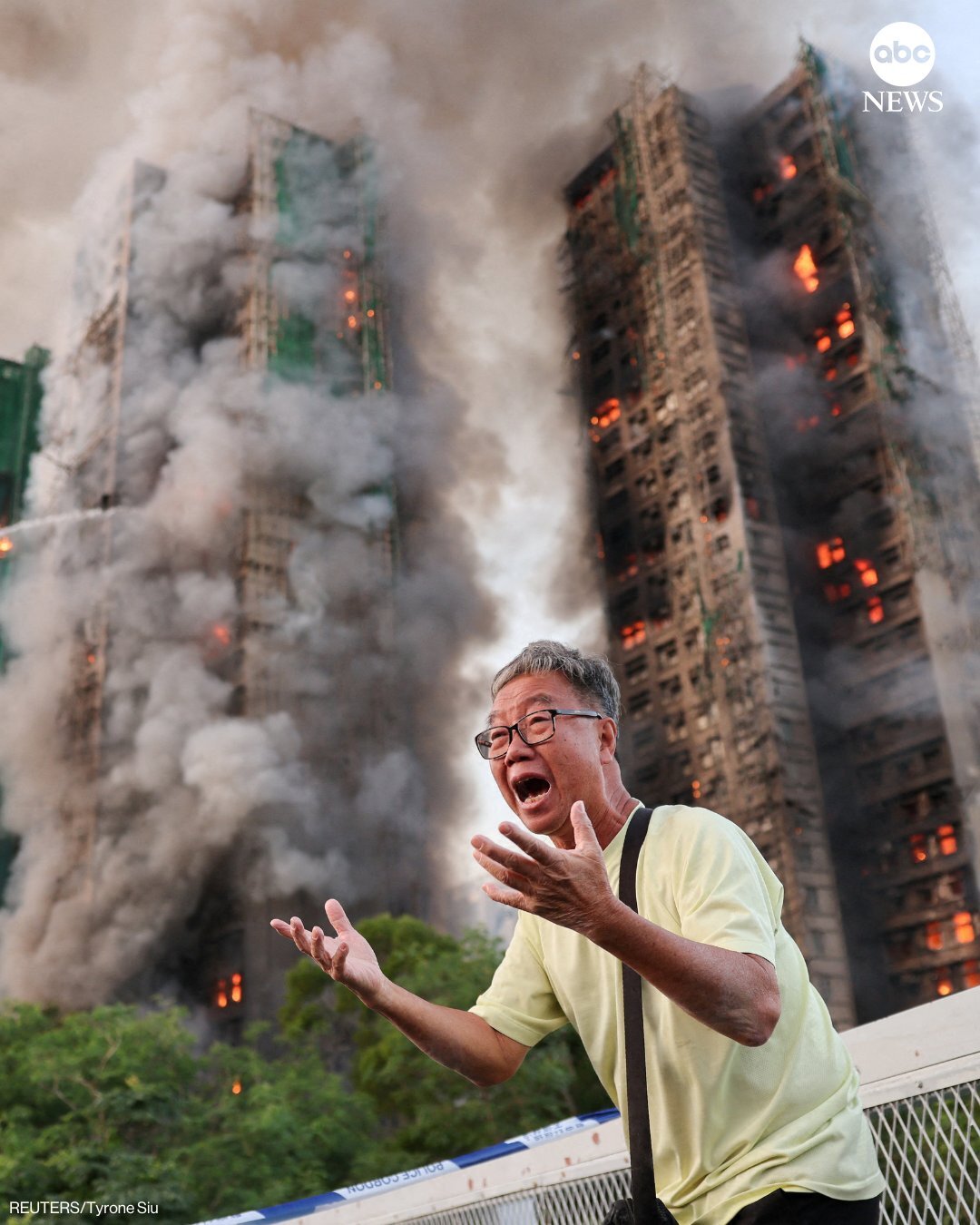 چند ویدیوی تکان‌دهنده از آتش‌سوزی مرگبار هنگ‌کنگ: تاکنون ۲۰نفر مفقود شده‌اند!