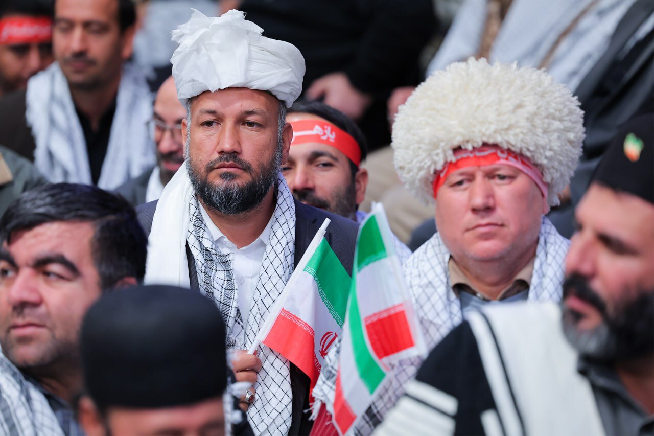 مراسم روز بسیج در بیت رهبری برگزار شد +عکس