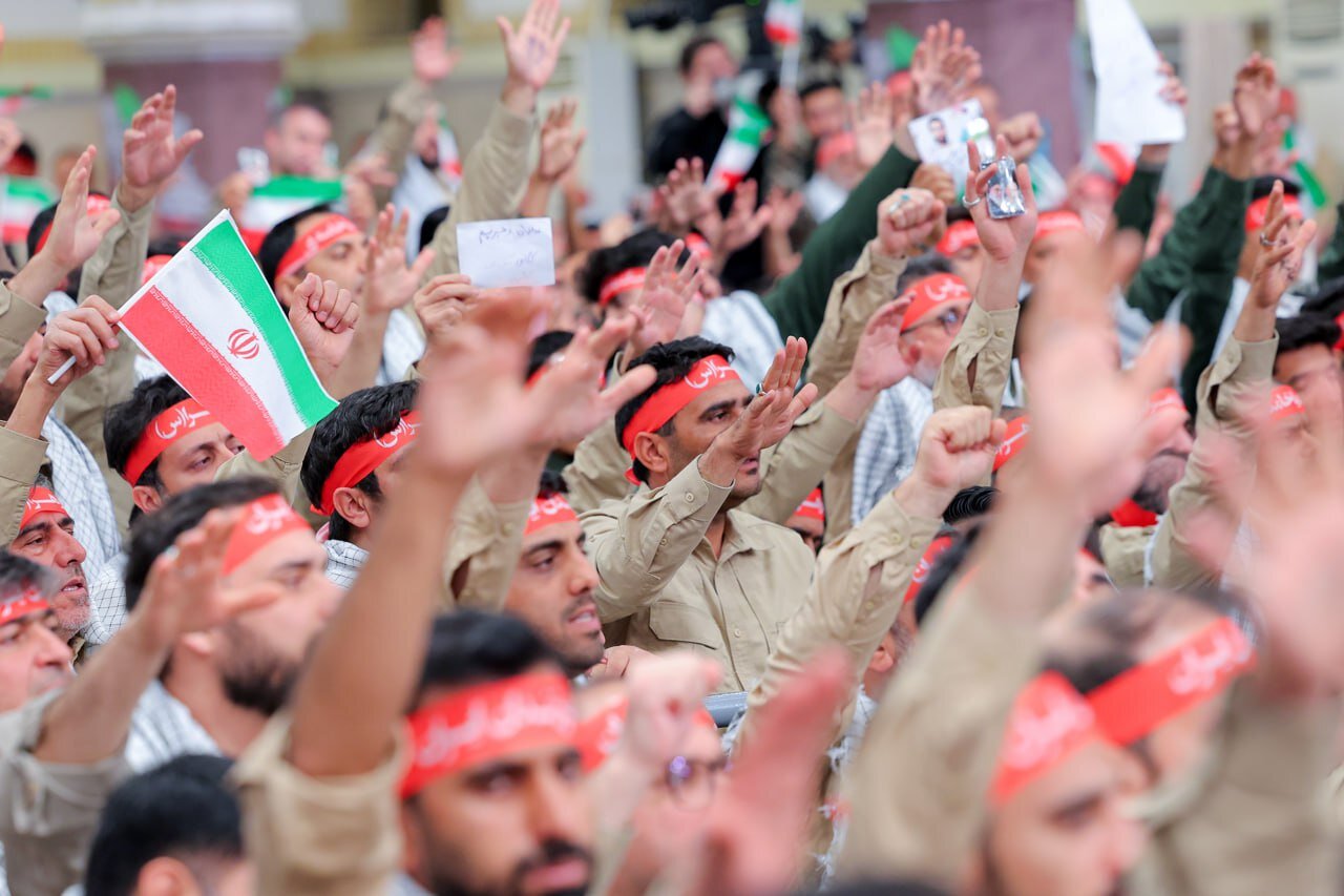 مراسم روز بسیج در بیت رهبری برگزار شد +عکس