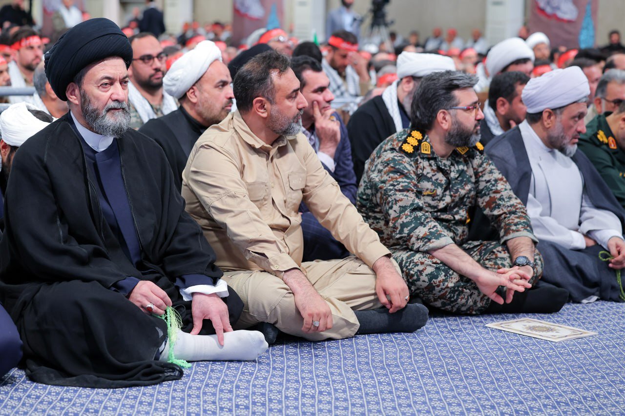 مراسم روز بسیج در بیت رهبری برگزار شد +عکس