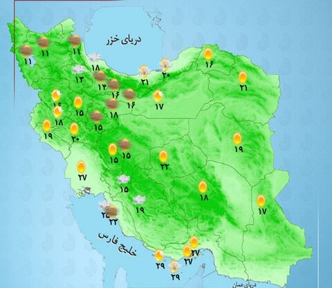هشدار تازه؛ آلودگی از امروز تا هفته آینده ماندگار است +نقشه هواشناسی