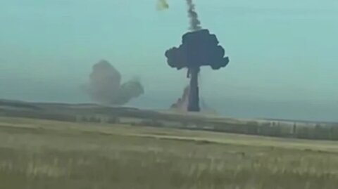 موشک قاره‌پیمای روسیه، هنگام شلیک منفجر شد! +ویدیو