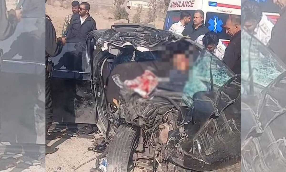 تصادف همسر سقاب اصفهانی