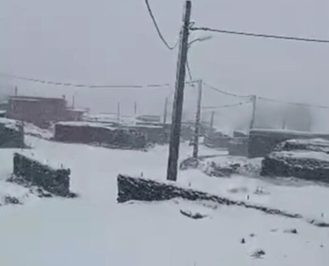 تصاویر چشم‌نواز از بارش برف در کشور را ببینید