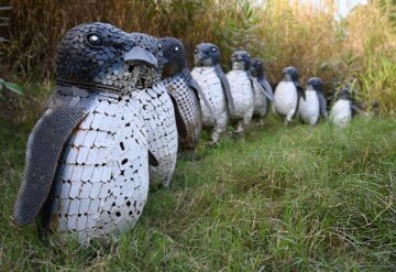 تصاویر| حیوانات این باغ وحش آهنی هستند