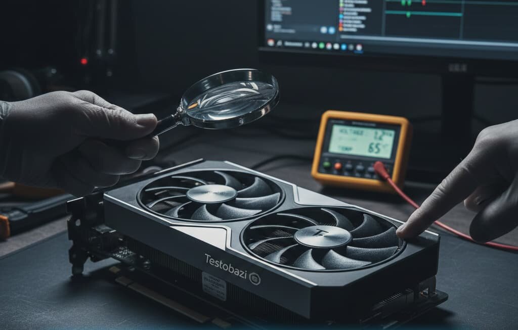 تست و ارزیابی کارت گرافیک استوک