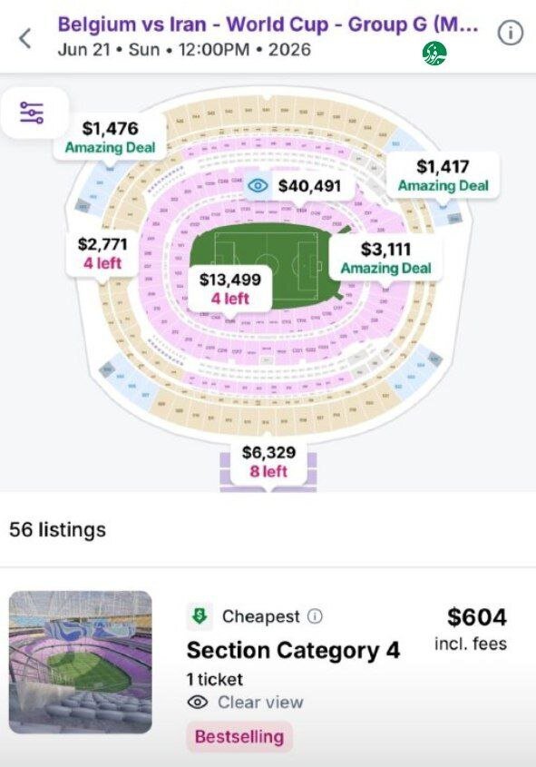 تیم ملی فوتبال ایران بازار بلیتهای جام جهانی را به هم ریخت +تصاویر