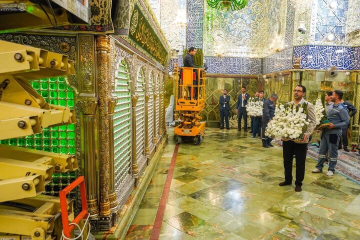 آذین‌بندی حرم مطهر امیرالمومنین (ع)