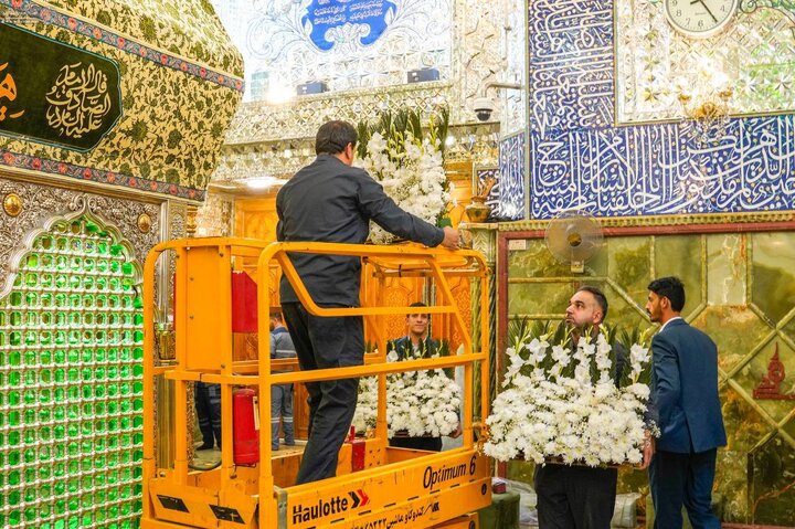 آذین‌بندی حرم مطهر امیرالمومنین (ع)