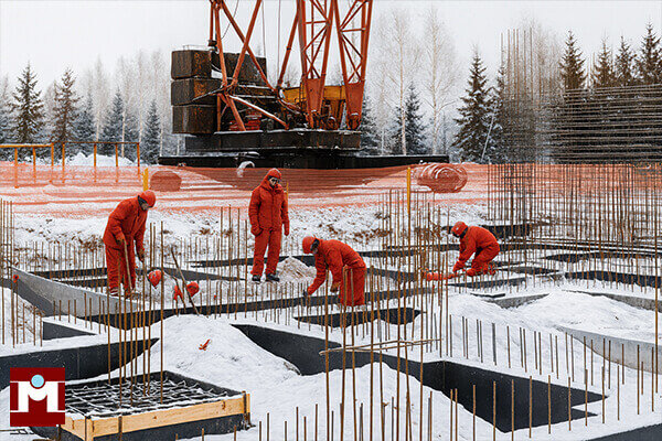 قالببندی بتن در هوای سرد