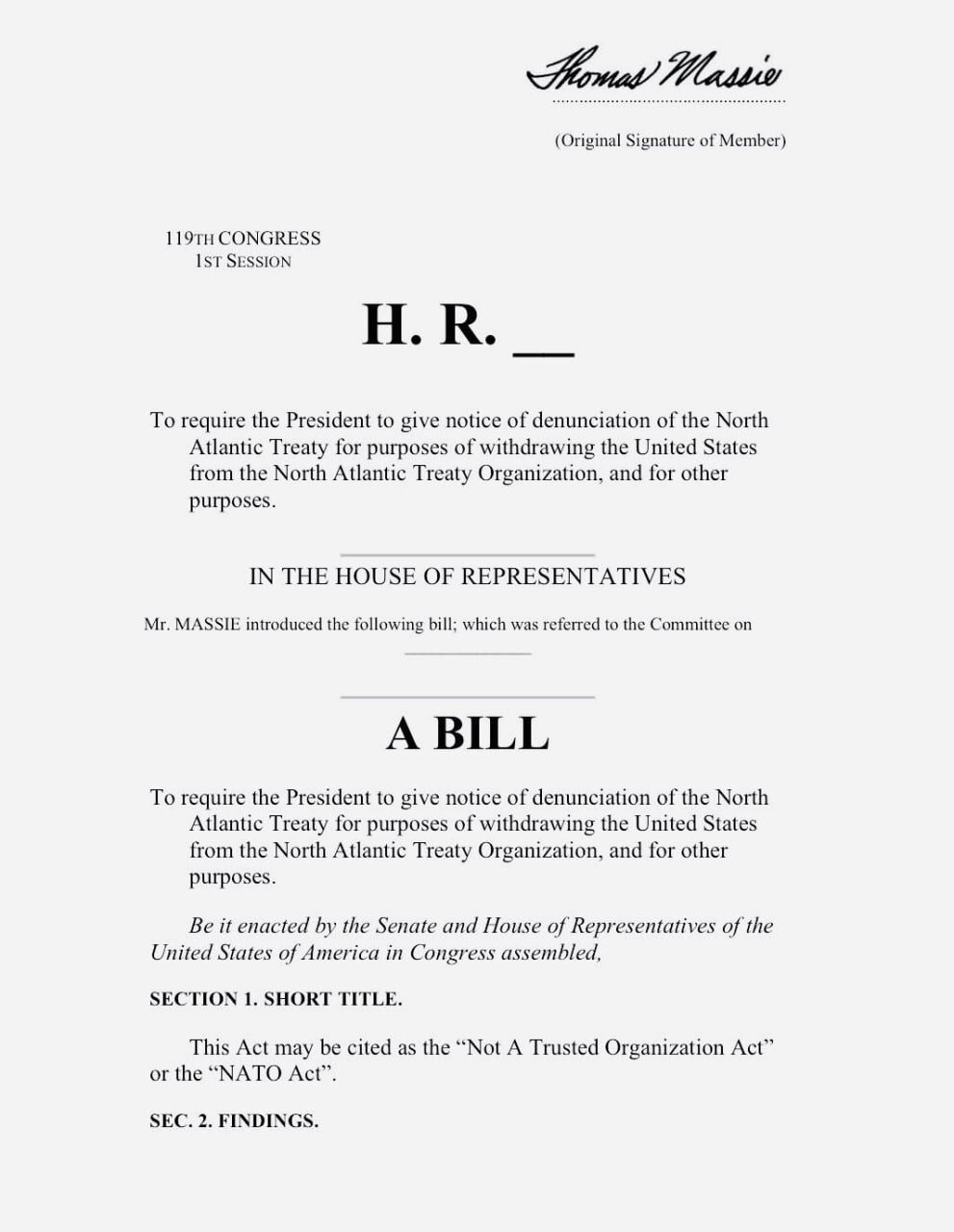 فاکسنیوز: آمریکا از ناتو خارج میشود!