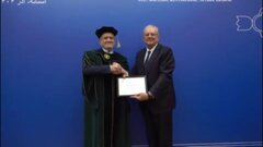 مسعود پزشکیان در قزاقستان دکترا گرفت +ویدیو