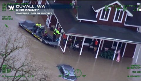 واشنگتن را آب برد +ویدیو