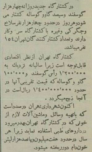 کشتارگاه تهران ۷۰ ساله شد! +عکسهای تاریخی از مکانی که وجود ندارد