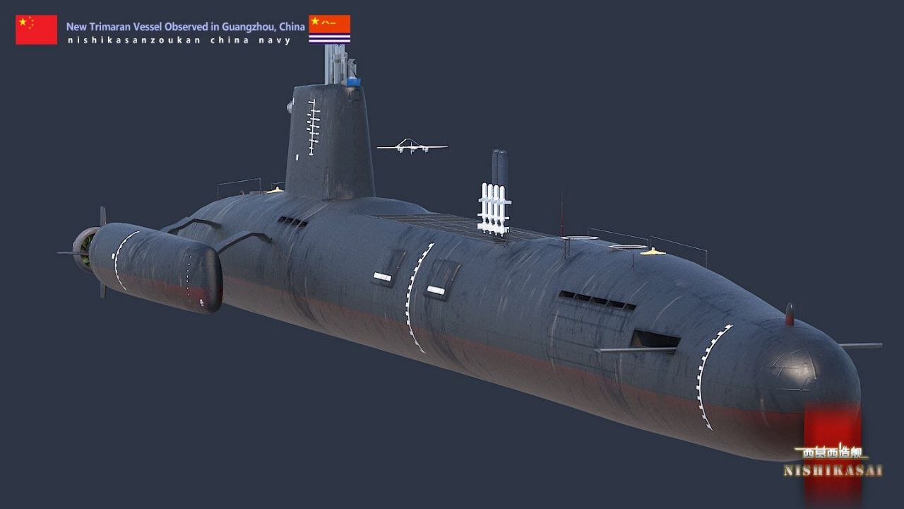این غول سیاهرنگ حامل موشک، هم کشتی است هم زیردریایی! +تصاویر