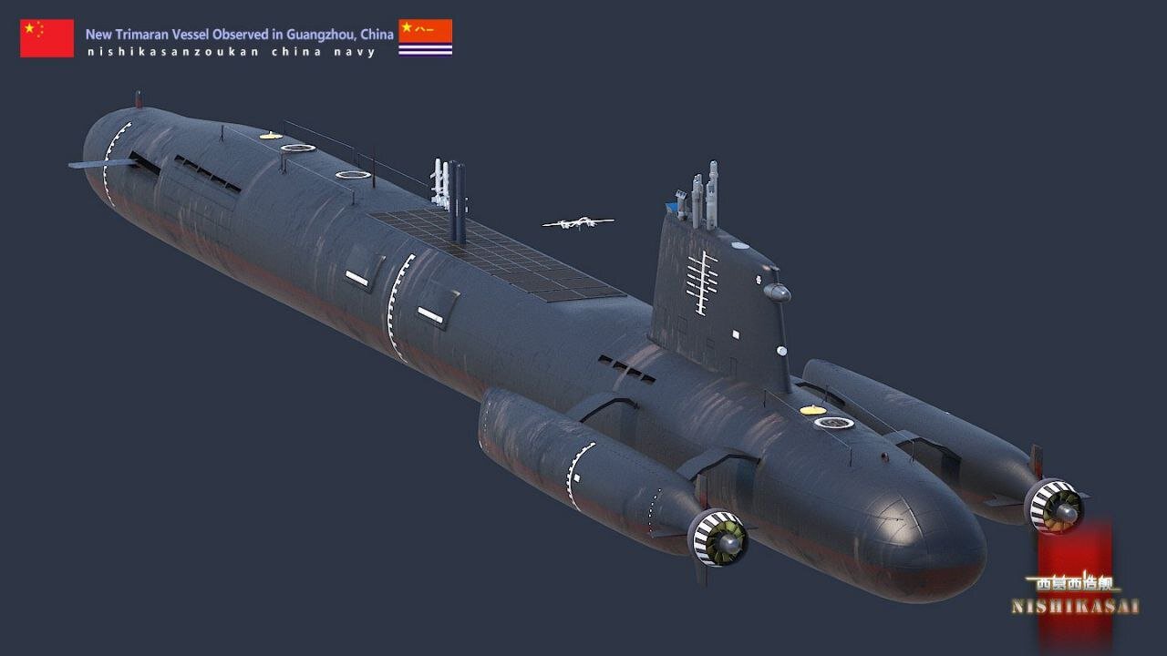 این غول سیاهرنگ حامل موشک، هم کشتی است هم زیردریایی! +تصاویر