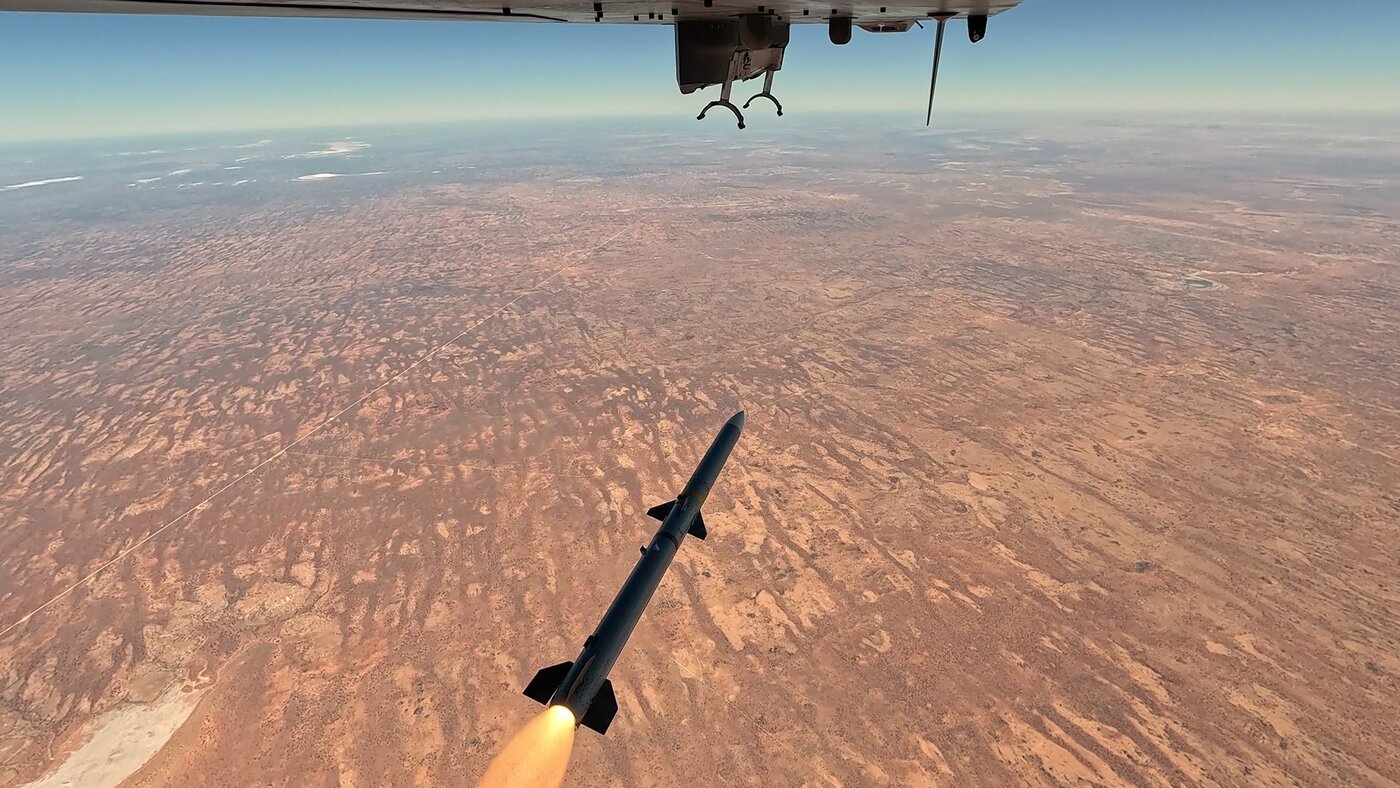 شبح خفاش یا پهپاد رادارگریز بوئینگ MQ-28A شلیک کرد +تصاویر