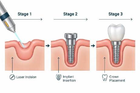 ایمپلنت لیزری در مقابل فواید آن