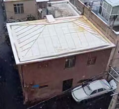 بارش برف پاییزی تهرانی‌ها را خوشحال کرد +ویدیو