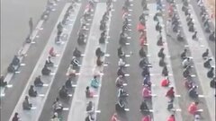 برگزاری آزمون هندی‌ها روی باند فرودگاه سوژه شد +ویدیو