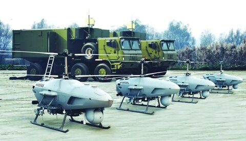 ارتش چین بالگرد پهپادی خود را به رخ کشید +ویدیو