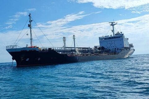 اولین ویدیو منتشر شده از  نفت‌کش توقیف‌شده در خلیج فارس