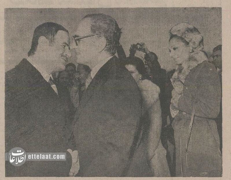 عکسهای سفر حافظ اسد به تهران و دیدار با فرح و محمدرضا پهلوی!