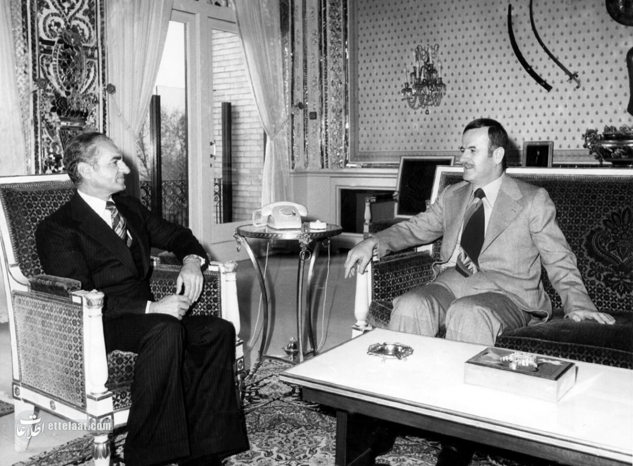 عکسهای سفر حافظ اسد به تهران و دیدار با فرح و محمدرضا پهلوی!