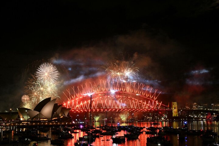 گزارش تصویری آغاز سال نو میلادی ۲۰۲۶