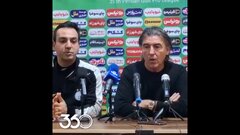 حمله ساپینتو به مربی سابق استقلال: خفه شو! +ویدیو